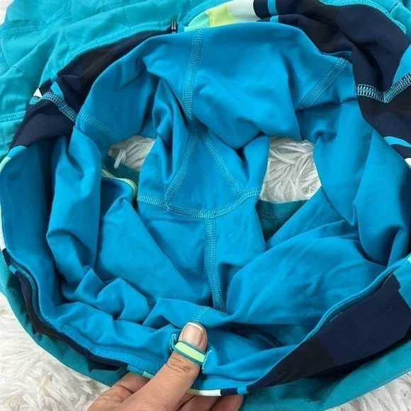 Lululemon Run: Pace Setter Skirt *4-way Stretch Surge / Assorted Stripe - Picture 6 of 9